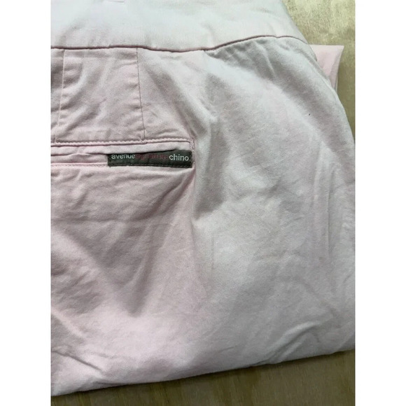 Avenue Pink Chino Capri Size 22 NWTs Stonewashed Cotton Blend - Picture 7 of 8